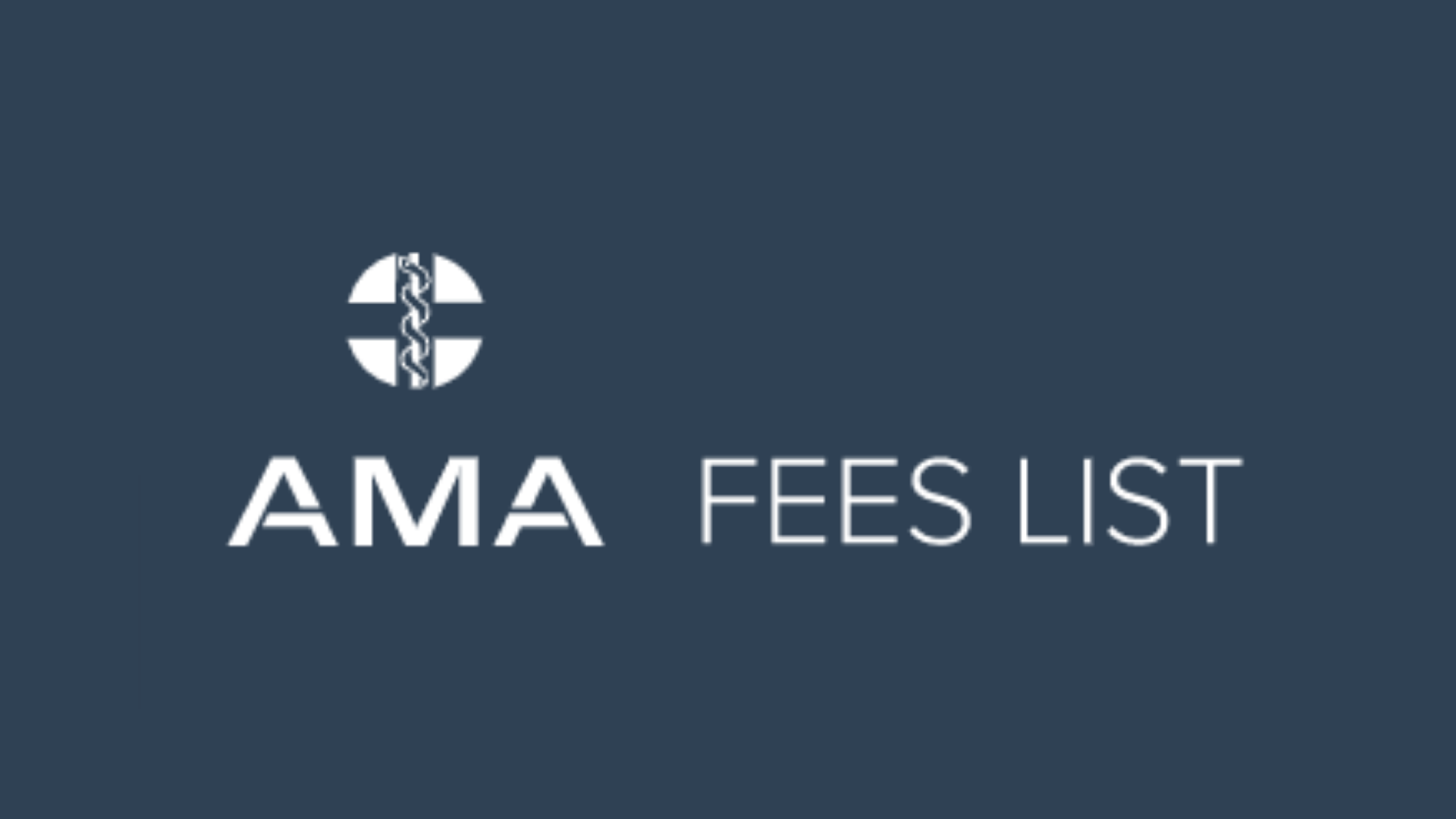 AMA Fees List 1 November 2021 indexation Australian Medical Association